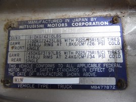 1988 MITSUBISHI MONTERO TAN 2.6L MT 4WD 193888